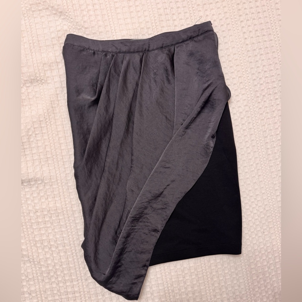 Elegant Gray Women's Skirt Size S